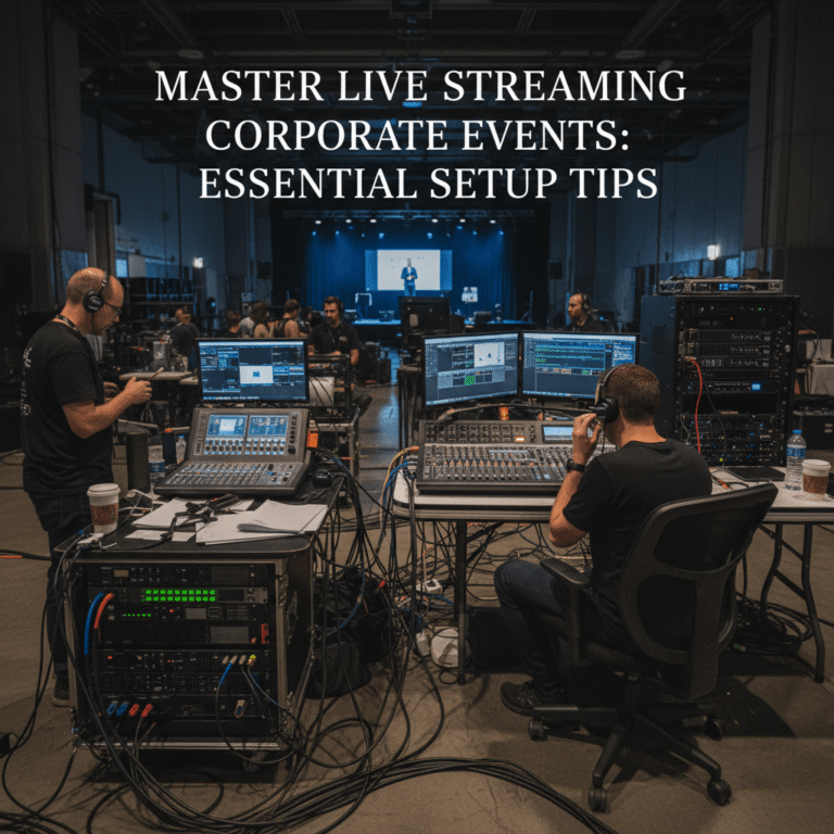 Streaming Essentials Advanced Setup Master Live Streaming Corporate Events: Essential Setup Tips | InLight ...